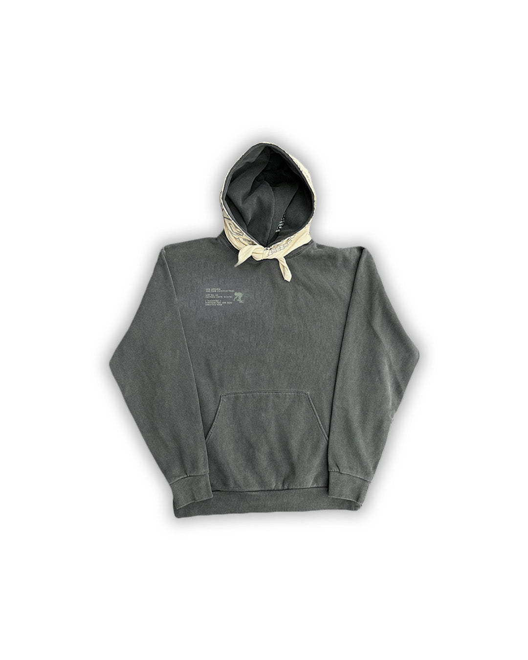 Whoops Hulmu Hoodie Babushka Roses Giant Black Sand L main image 1